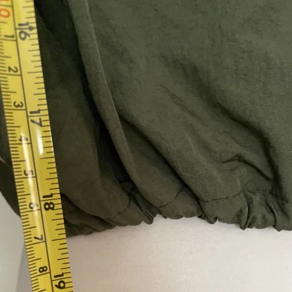 Bershka Cropped Retro Color Block Patchwork‎ Wind Jacket With Hood - Picture 5 of 10